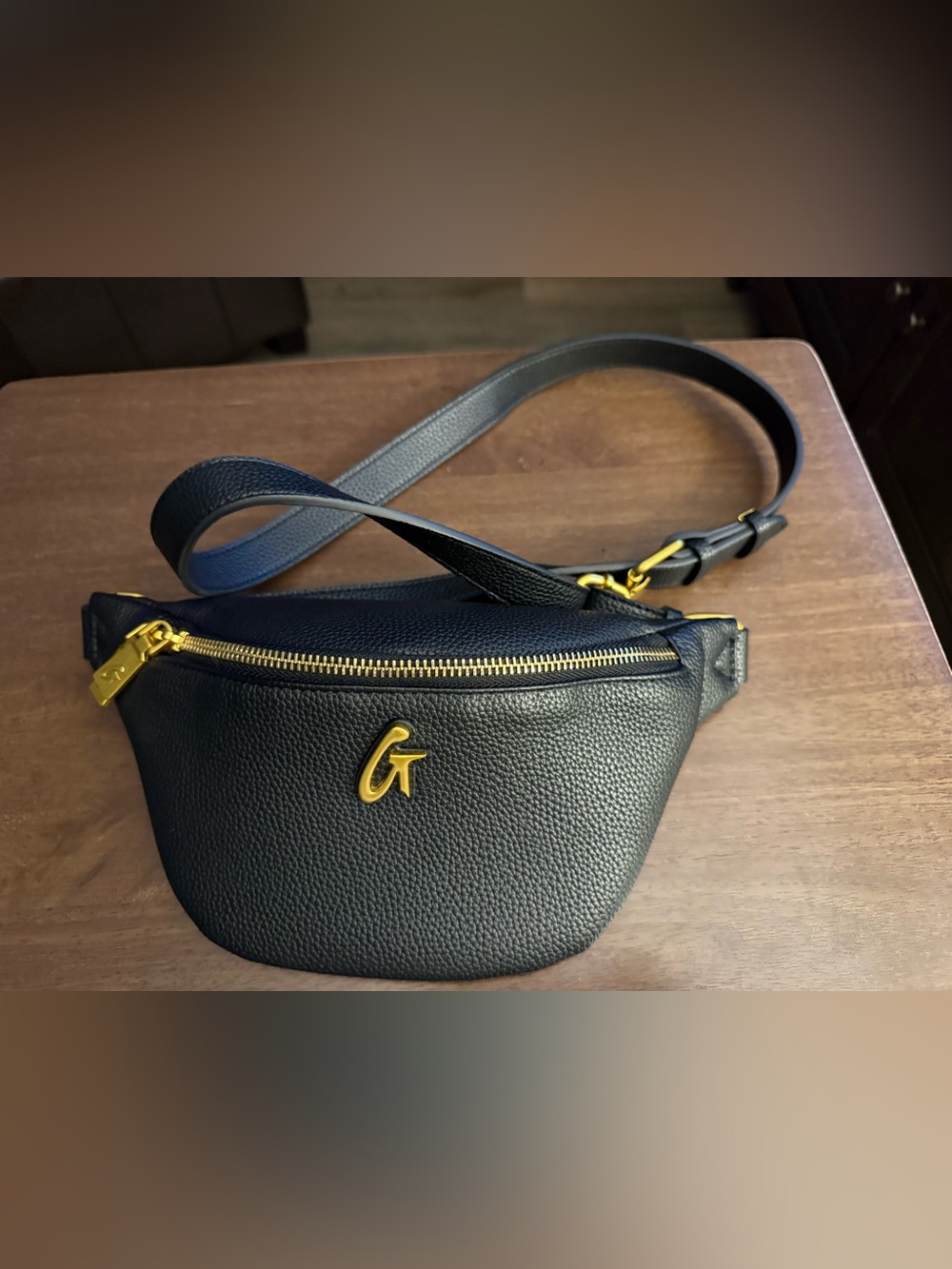 Glam-Aholic Lifestyle Black Mini Pebble Fanny Pack